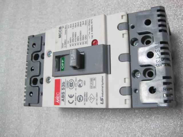 배선용차단기(MCCB) ABS53b 15A (중고)