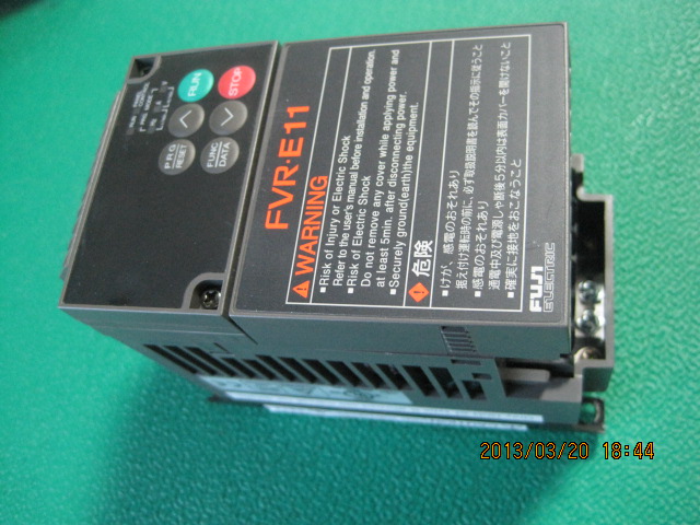 FUJI INVERTER FVR-E11(FVRO. 2E11S-2)  (중고) 후지 인버터