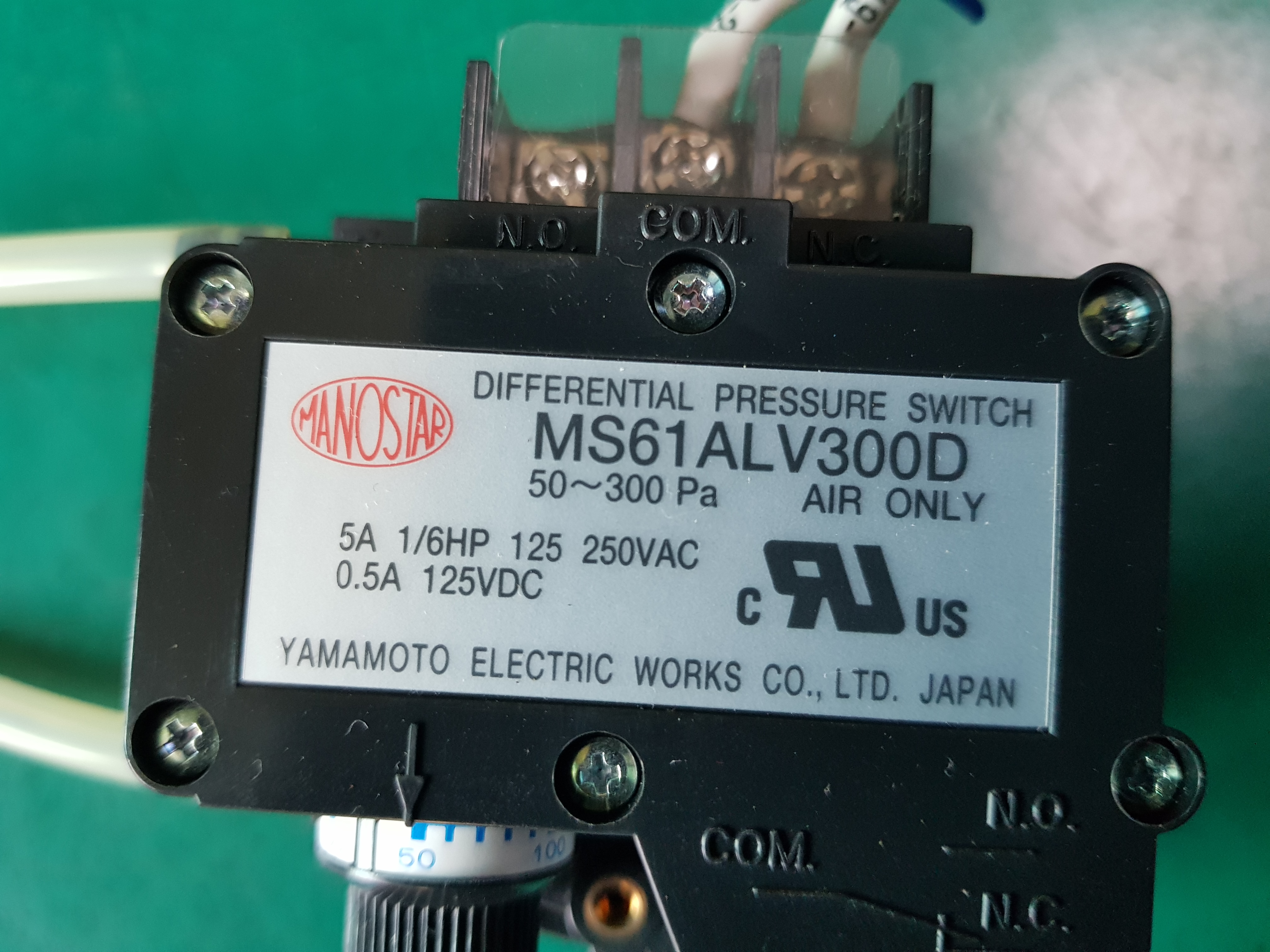 DIFFERENTIAL PRESSURE SWITCH MS61ALV300D(중고)