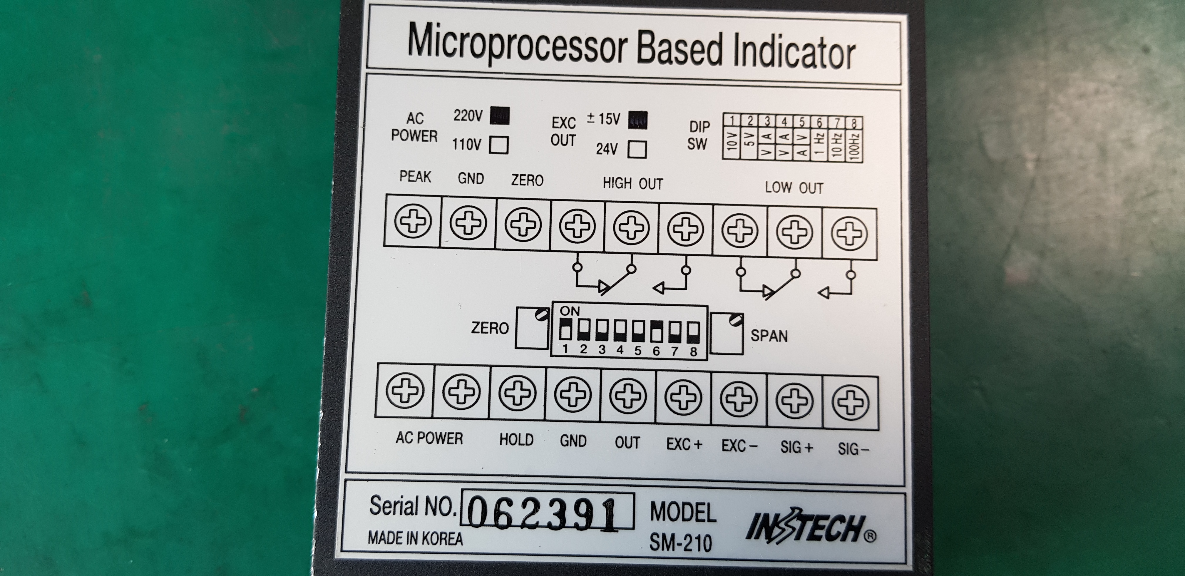 MICROPROCESSOR BASED INDICATOR SM-210 (중고)