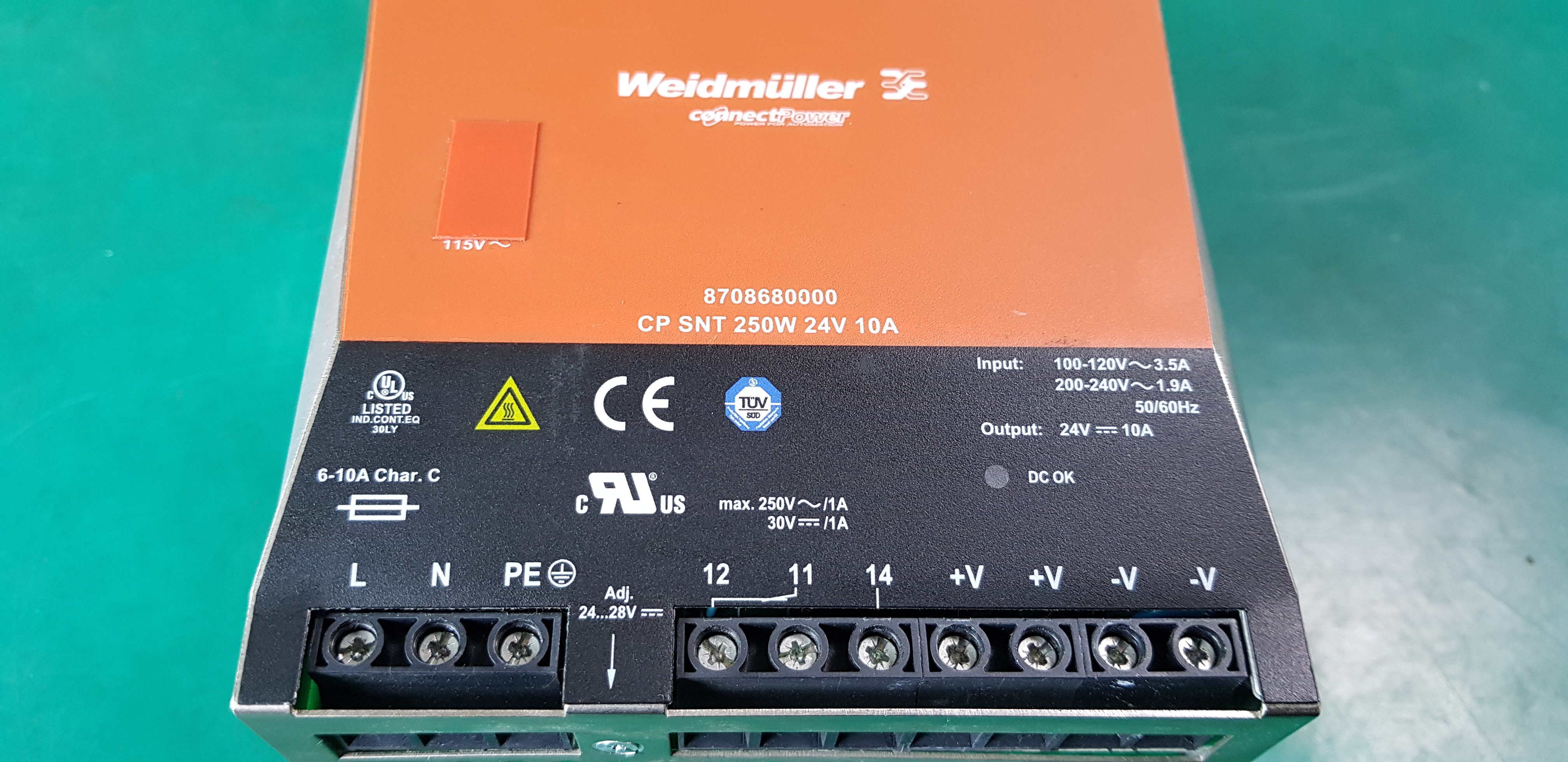 CONNECT POWER 8708680000 CP SNT 250W 24V 10A (중고)