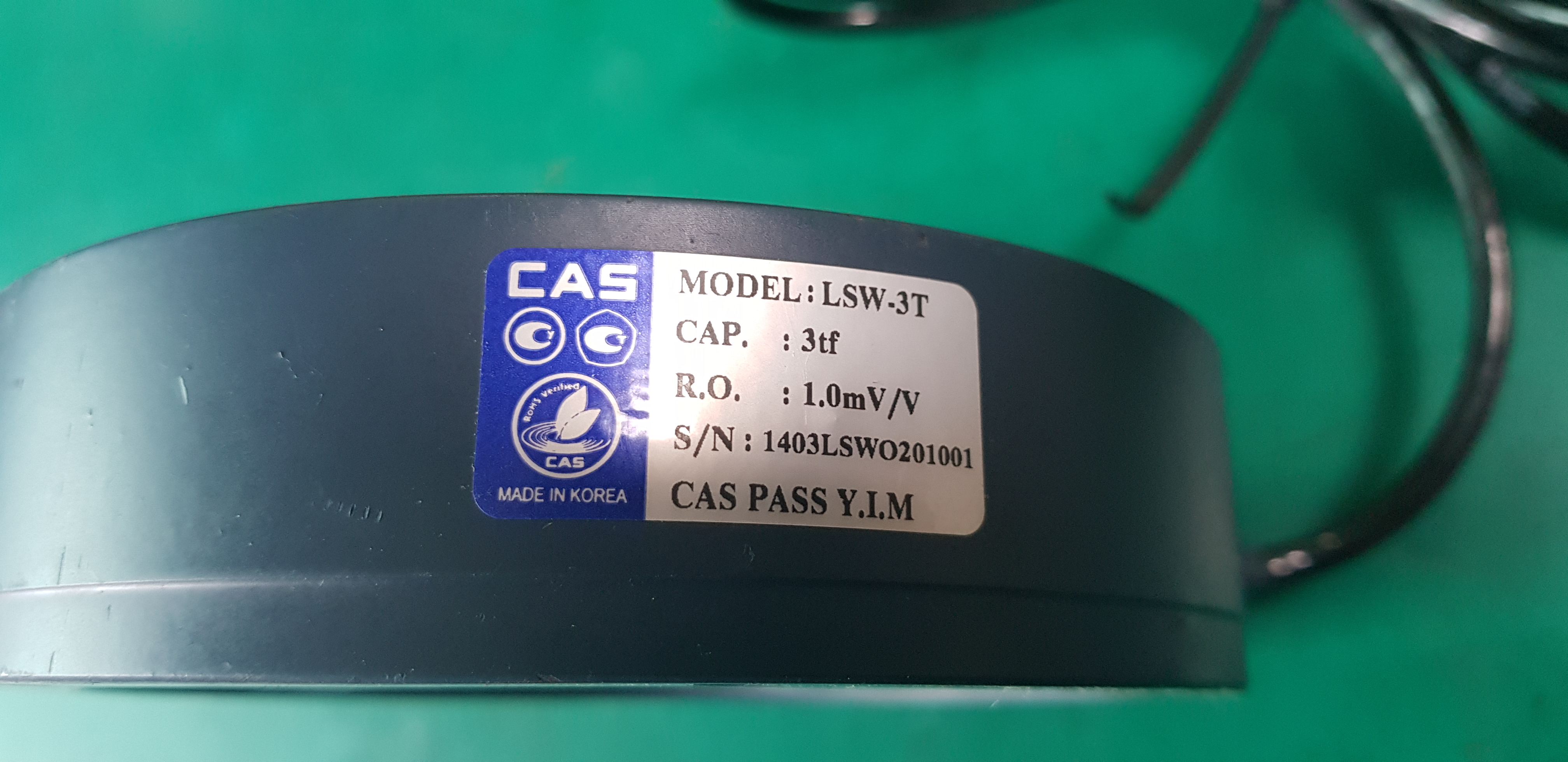 인장용 로드셀 CAS  LSW-3T (중고)
