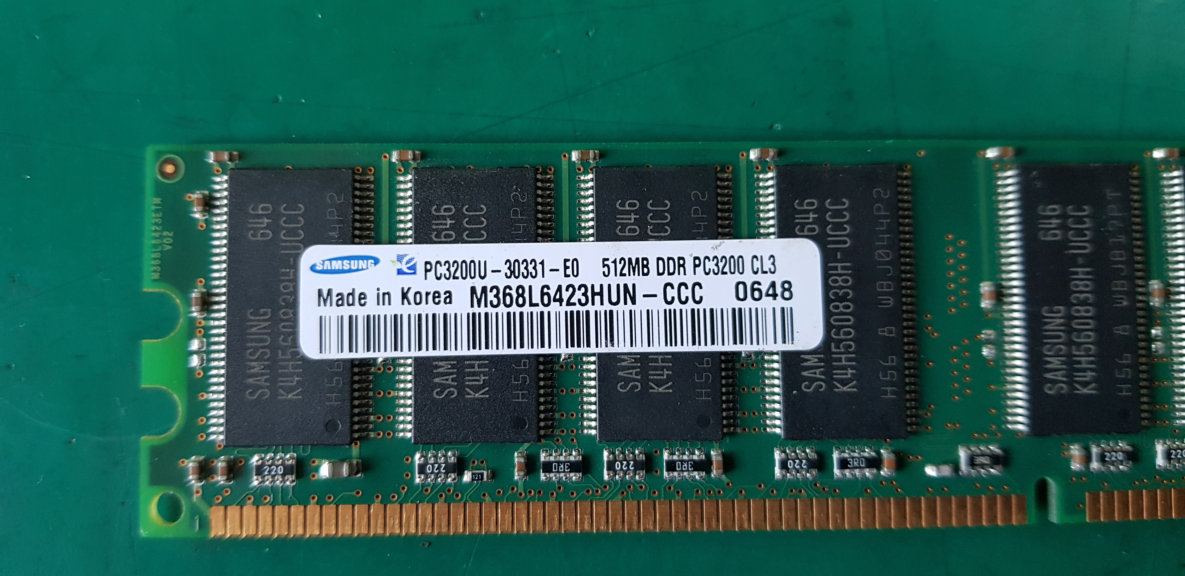 MEMORY 512MB PC3200U-30331-EO (중고)