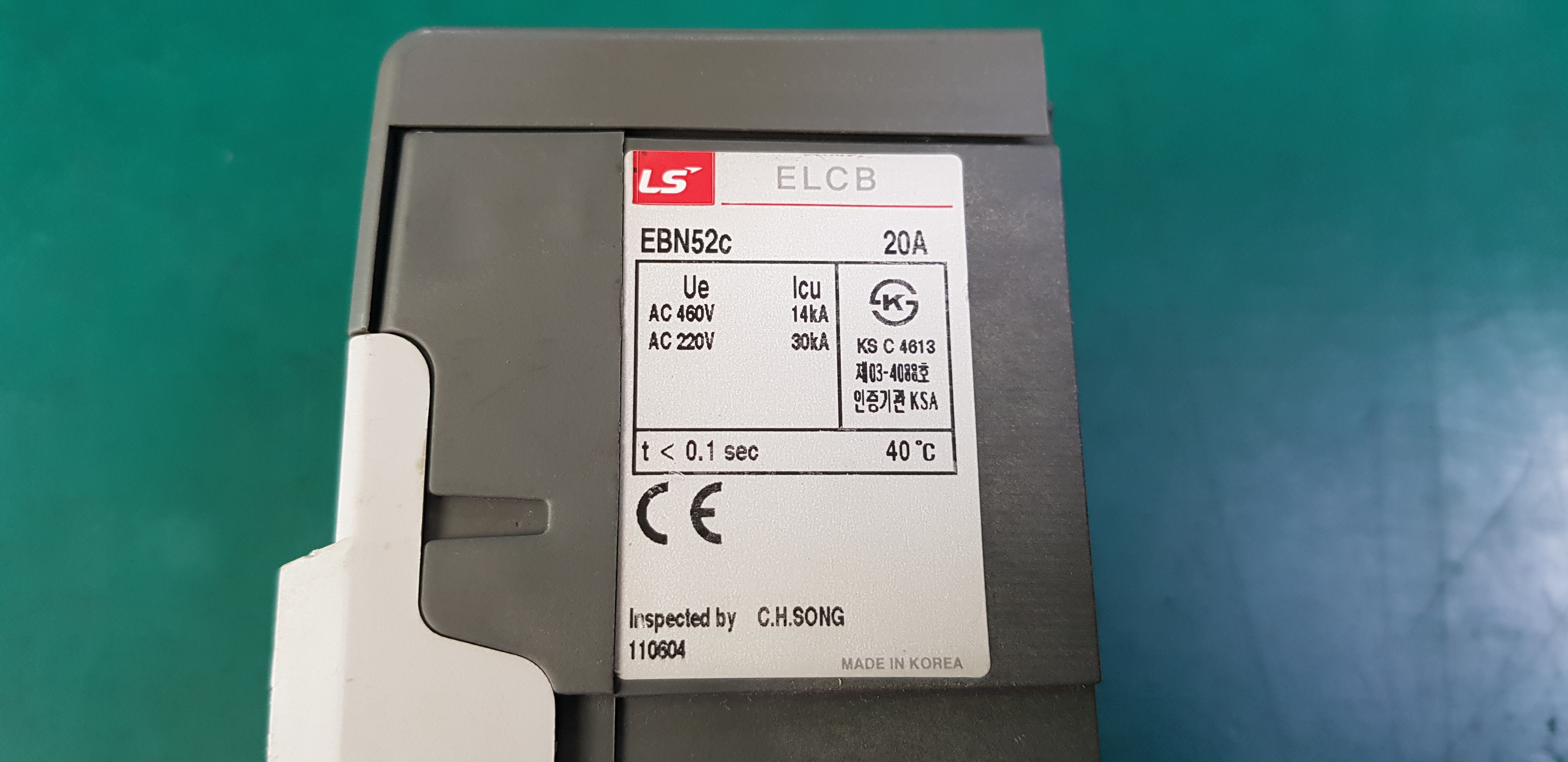 ELCB EBN52C 20A, 50A (중고)