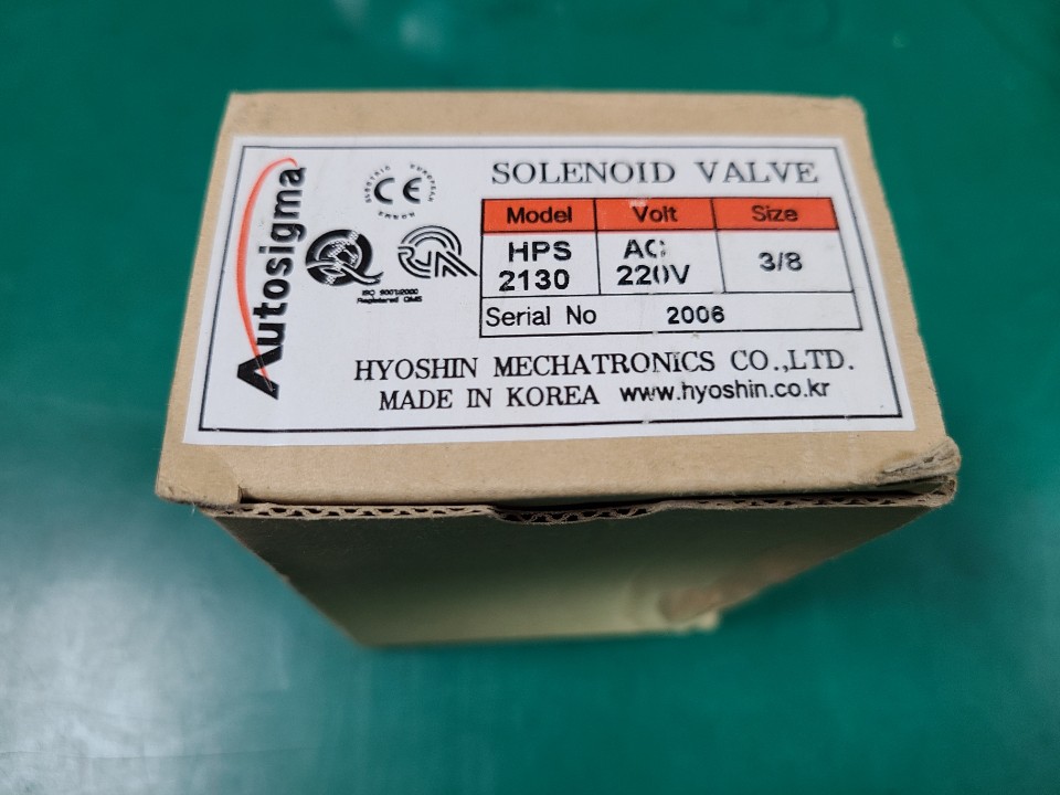 (A급-미사용품)SOLENOID VALVE HPS2130 솔레로이드 밸브