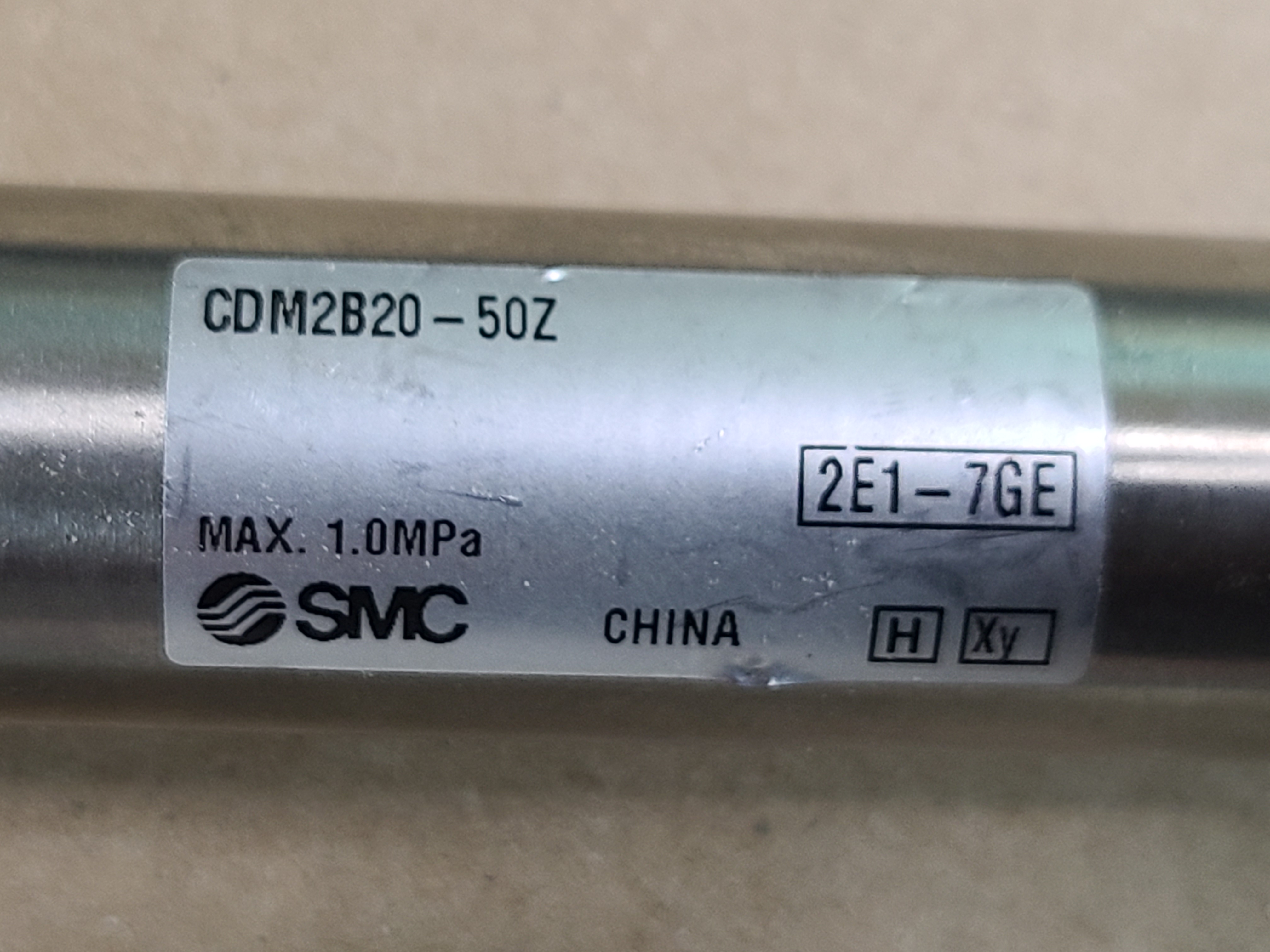 SMC AIR CYLINDER CDM2B20-50Z (중고) 편로드 에어 실린더