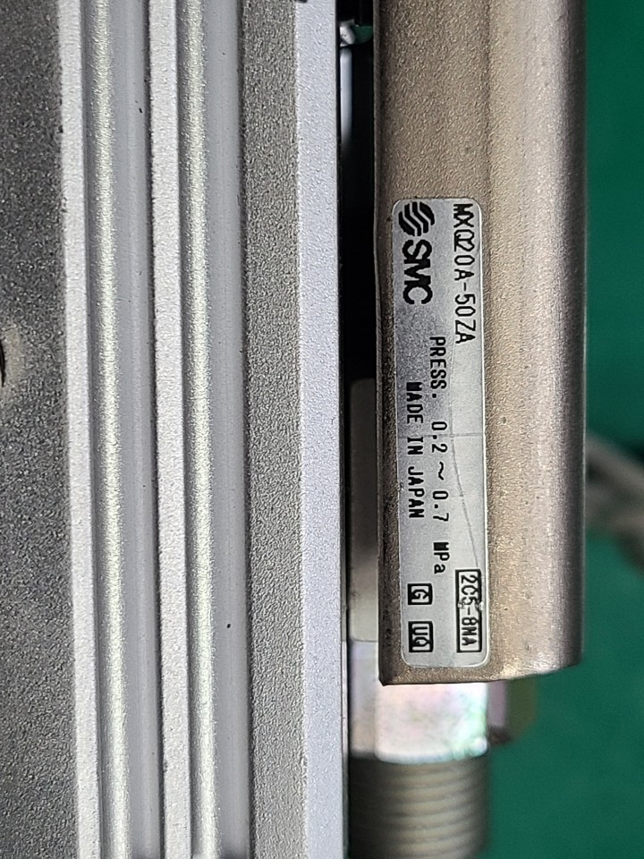 SMC SLIDE TABLE CYLINDER MXQ20A-50ZA(중고) 슬라이드 테이블 실린더