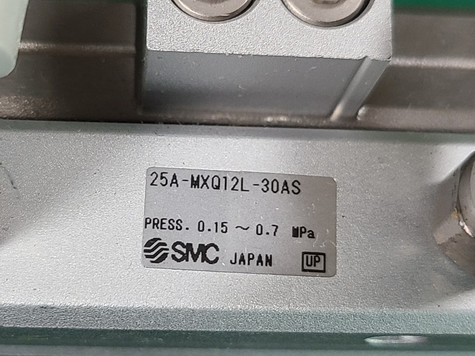 SMC SLIDE TABLE CYLINDER 25A-MXQ12L-30AS (중고) 슬라이드 테이블 실린더