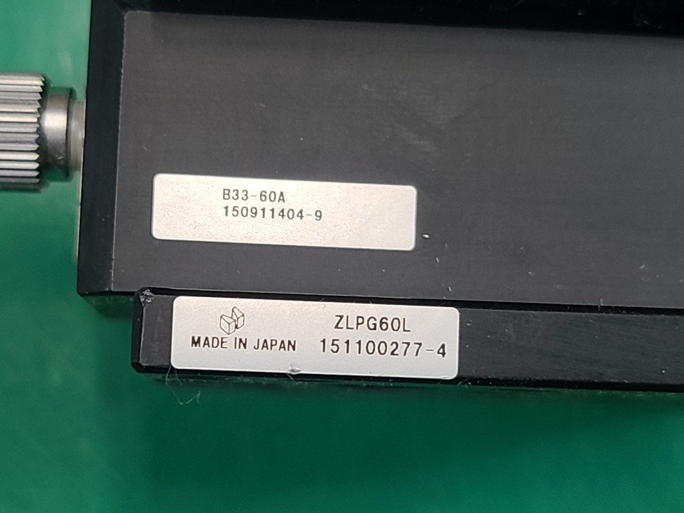 MANUAL STAGE ZLPG60L(B33-60A) (중고)【고정밀도】크로스 롤러식 스테이지 수평면 Z축