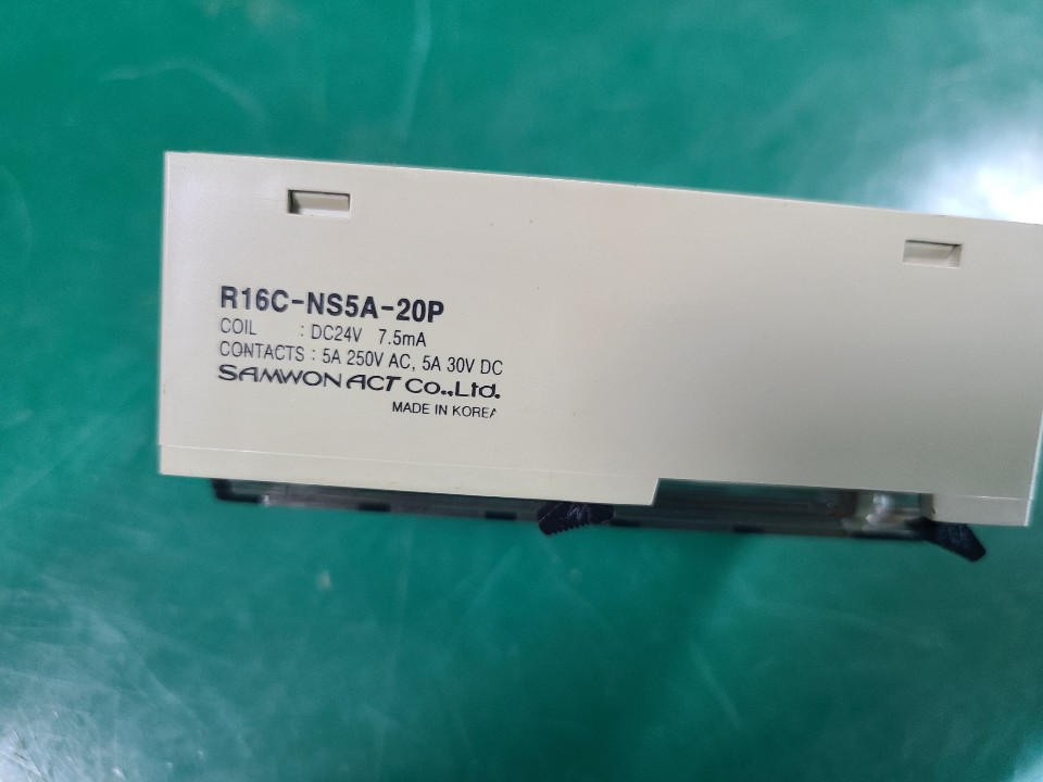 SAMWON RELAY R16C-NS5A-20P (중고) 삼원 릴레이