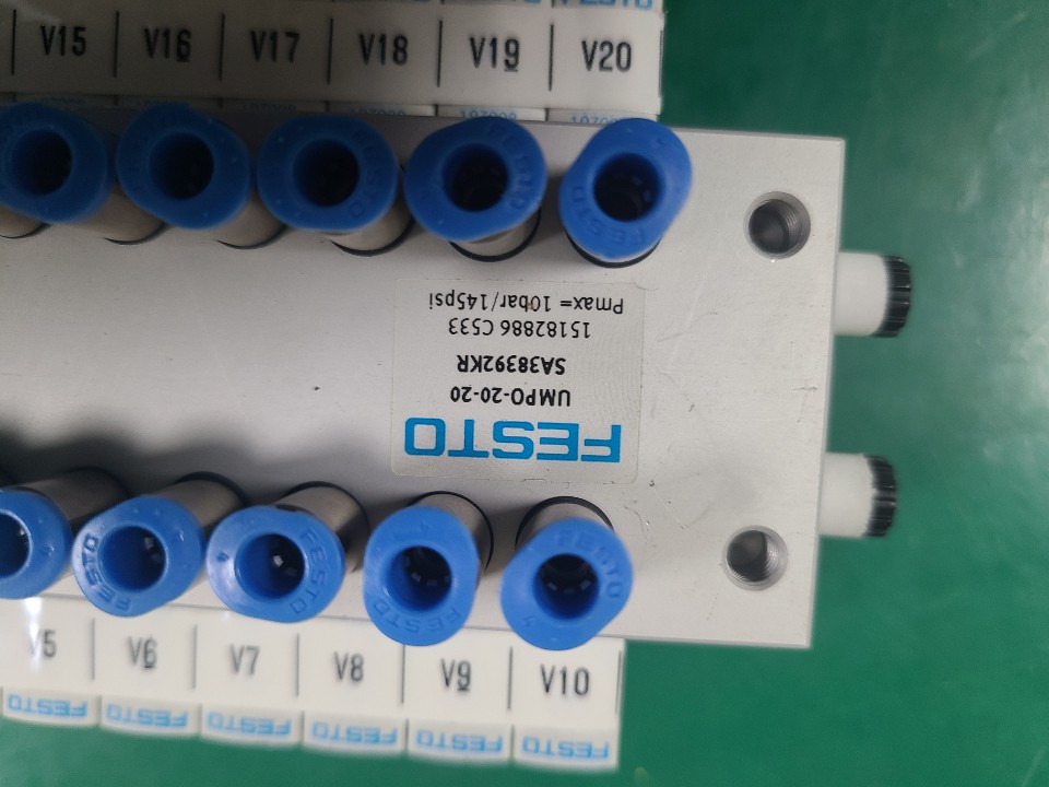 FESTO SOLENOID VALVE UMPO-20-20 SA38392KR (중고) 훼스토 솔밸브