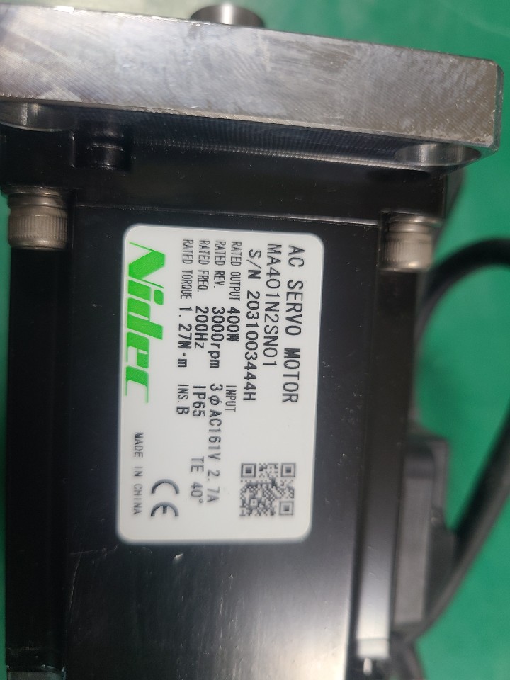 NIDEC AC SERVO MOTOR MA401N2SN01 (400W-중고) 니덱 서보모타