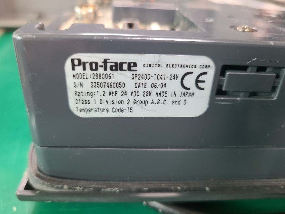 PRO-FACE TOUCH PANEL 2880061 GP2400-TC41-24V (중고) 프로페이스 터치 스크린