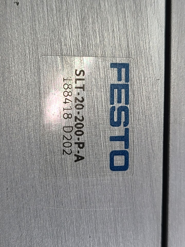 FESTO SLIDE TABLE CYLINDER SLT-20-200-P-A (중고) 훼스토 슬라이드 테이블 실린더