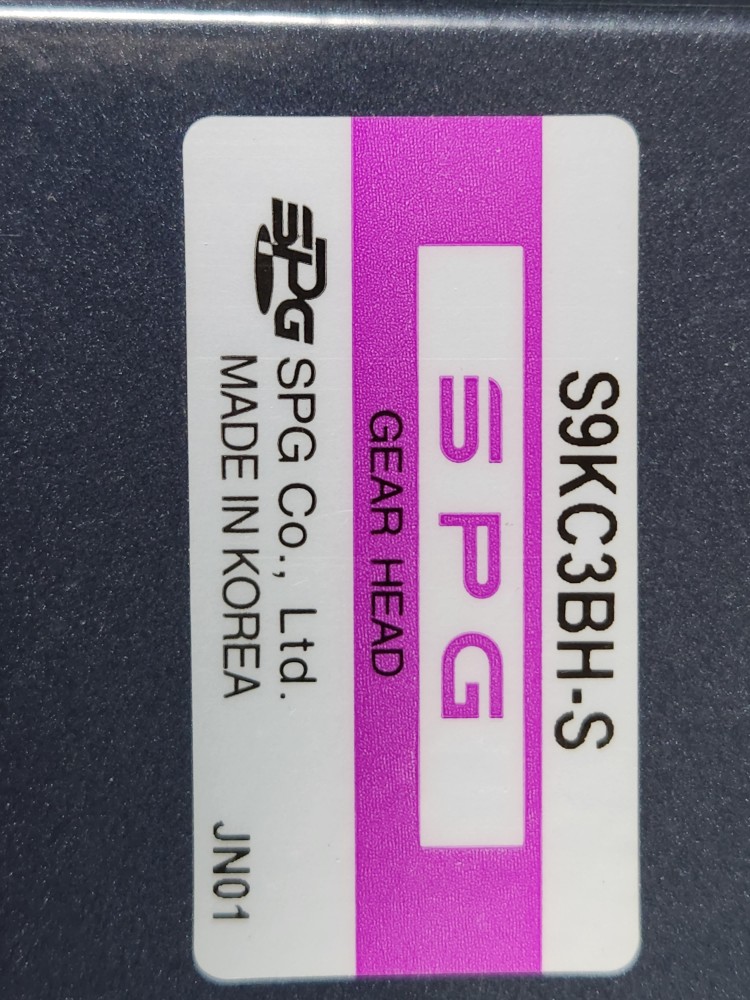 (미사용 중고) SPG GEAR HEAD S9KC3BH-S 기어헤드