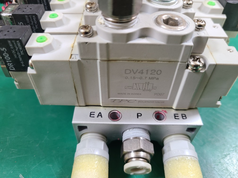 TPC SOLENOIDE VALVE DV4120+DV4220 (중고) 솔레노이드 밸브