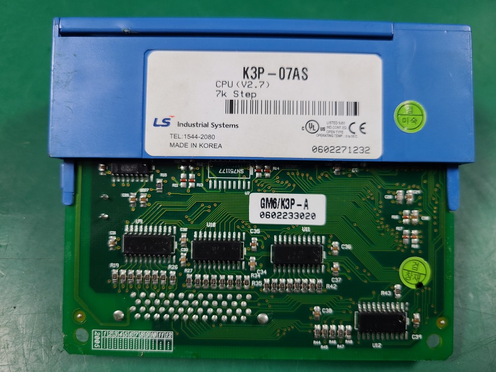 LS PLC CPU K3P-07AS (중고 V2.7) 엘에스 피엘씨 씨피유
