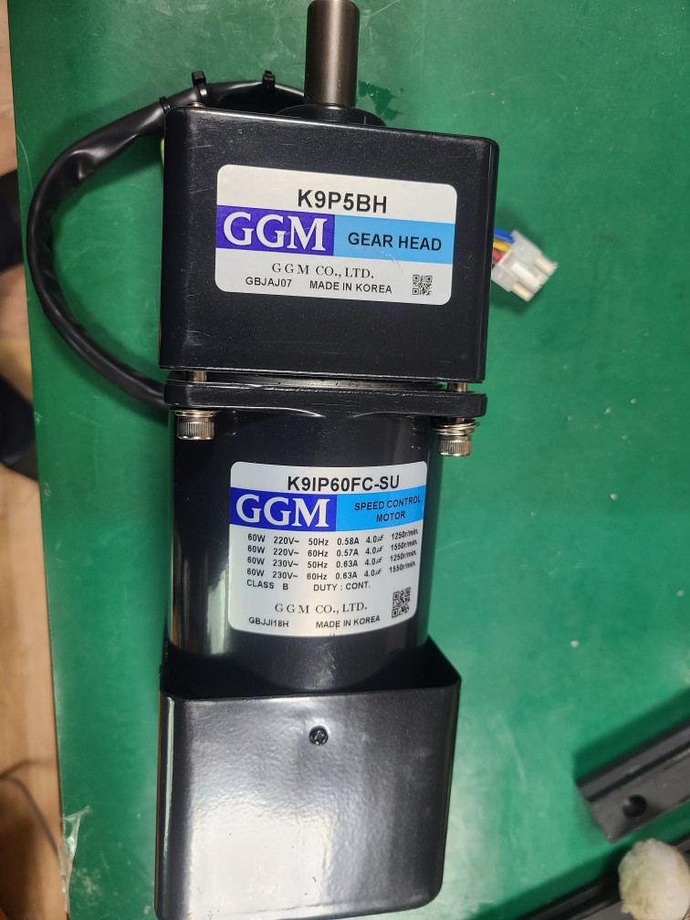 (미사용중고) GGM 60W SPEED CONTROL MOTOR K9IP60FC-SU+K9P5BH 스피드 콘트롤 모타