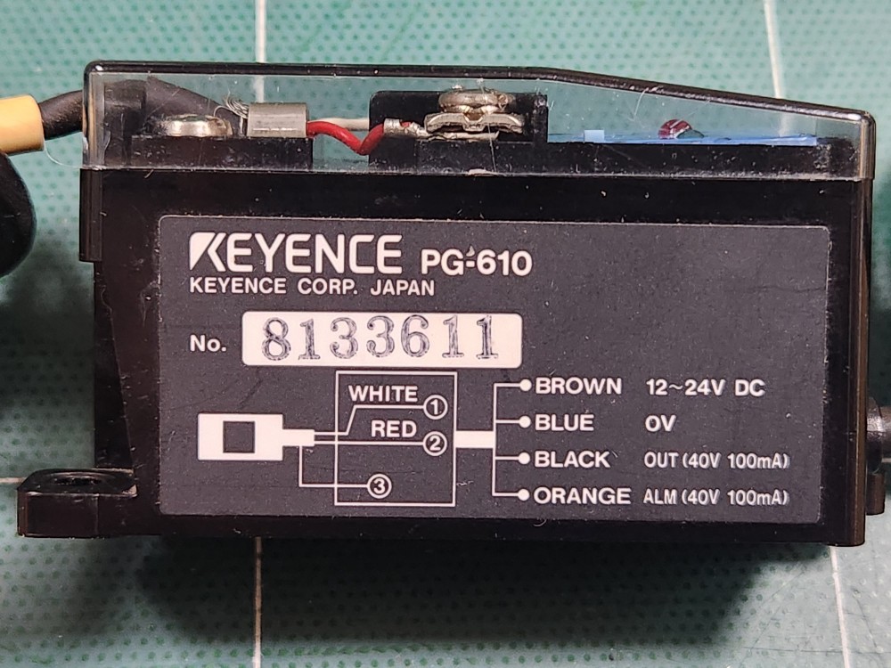 KEYENCE AMPLIFIER UNIT PG-610 키엔스 증폭기 (중고)