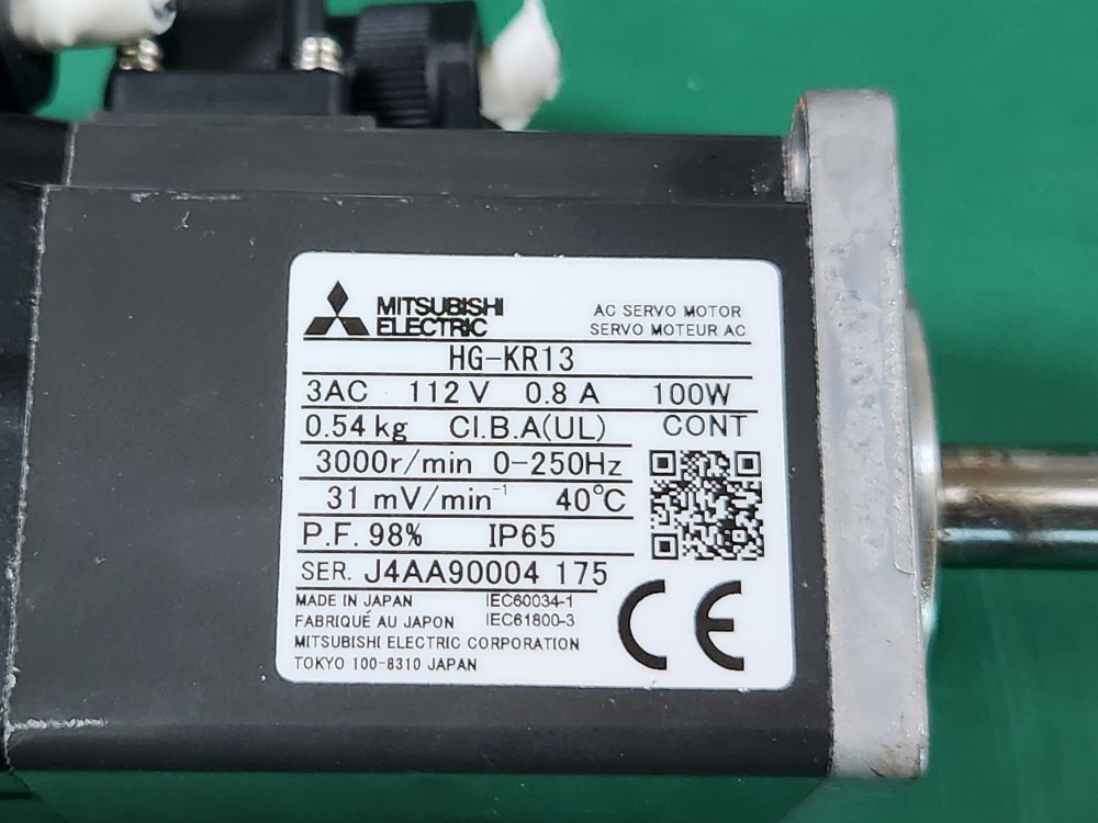 MITSUBISHI SERVO MOTOR HG-KR13 미쓰비시 서보 모터 (중고)