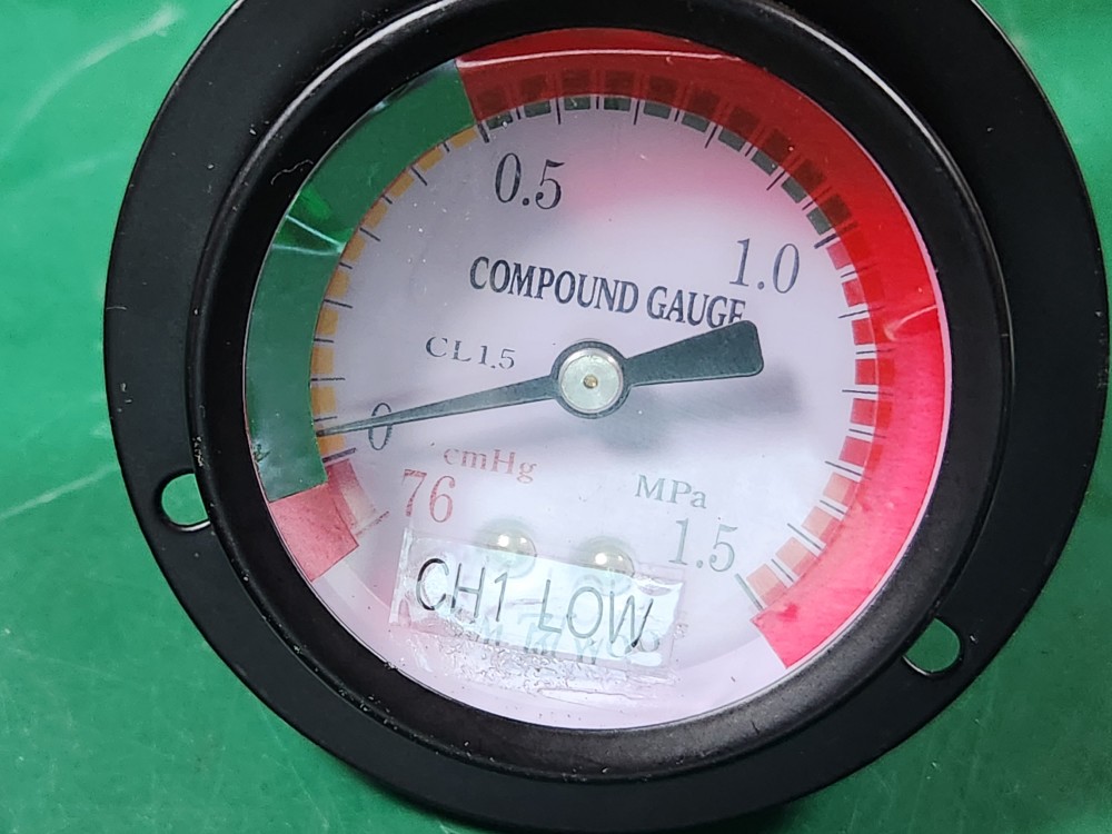 PRESSURE GAUGE, COMPOUND GAUGE   복합 게이지, 압력계 (중고)