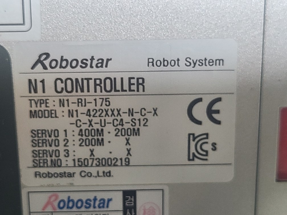 ROBOSTAR N1 CONTROLLER N1-RJ-175 N1-422XXX-N-C-X-C-X-U-C4-S12 (중고)