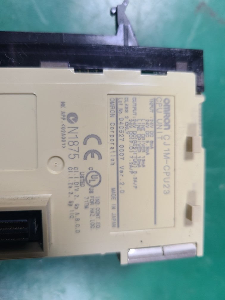 OMRON PLC CJ1M-CPU23(중고) 옴론 피엘씨