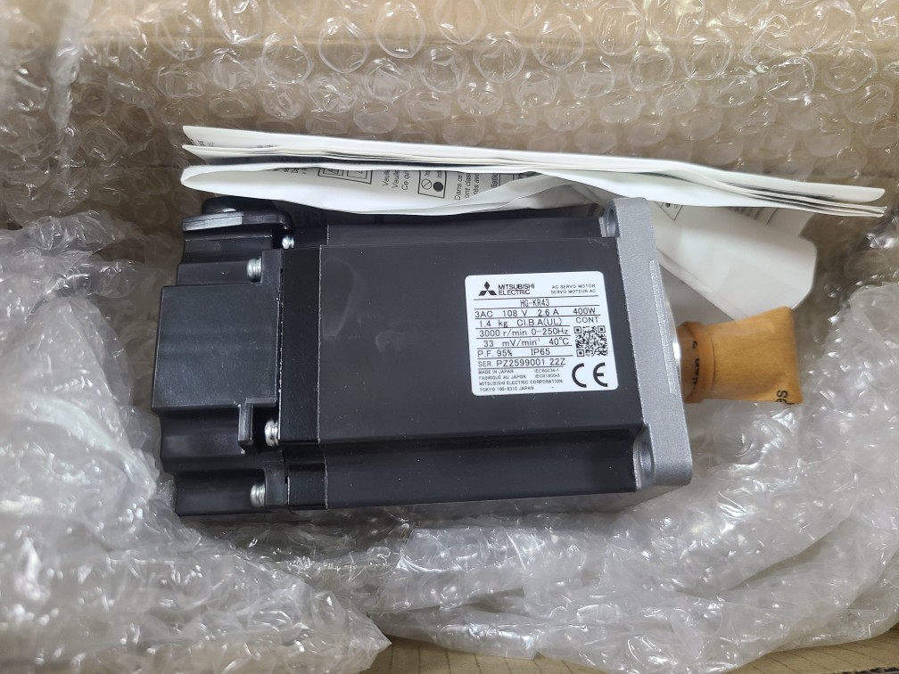 (A급-미사용품) MITSUBISHI SERVO MOTOR HG-KR43 서보모타