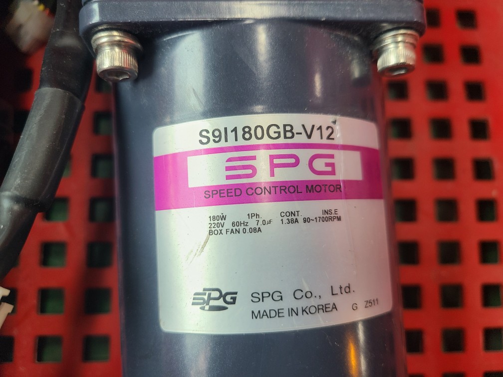 SPG SPEED CONTROL MOTOR S9I180GB-V12 + S9KH3B 속도조절모타