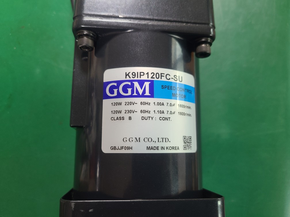 GGM SPEED CONTROL MOTOR K9IP120FC-SU + K9P3BH (중고)