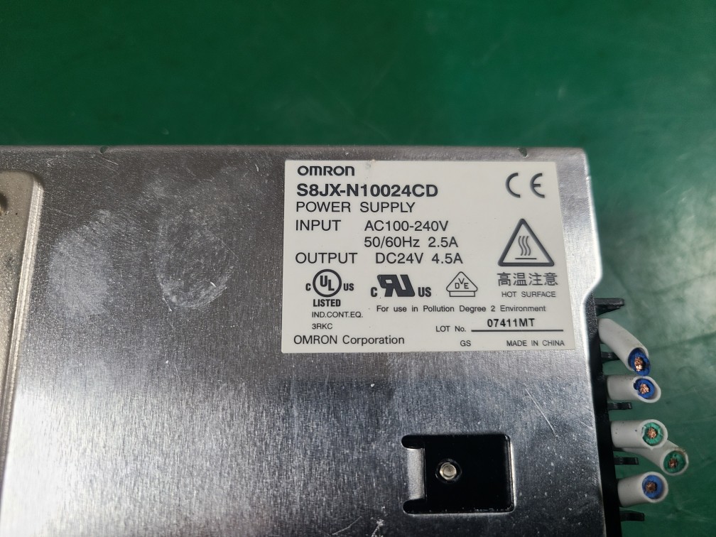 OMRON POWER SUPPLY S8JX-N10024CD (중고) 파워서플라이