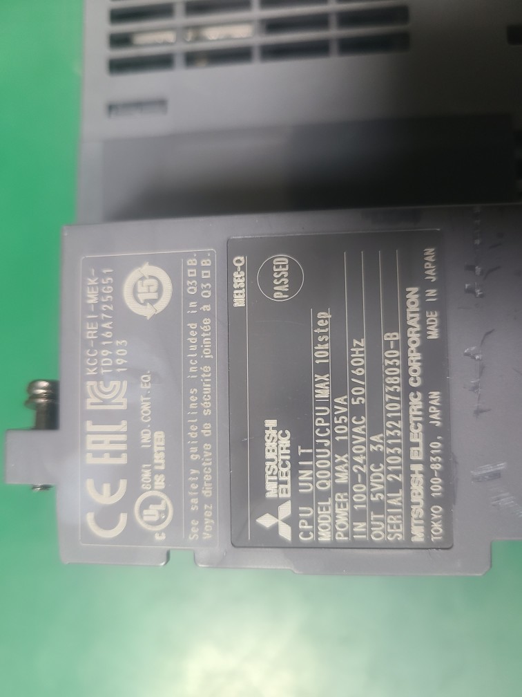 MITSUBISHI PLC CPU UNIT Q00UJCPU (중고)
