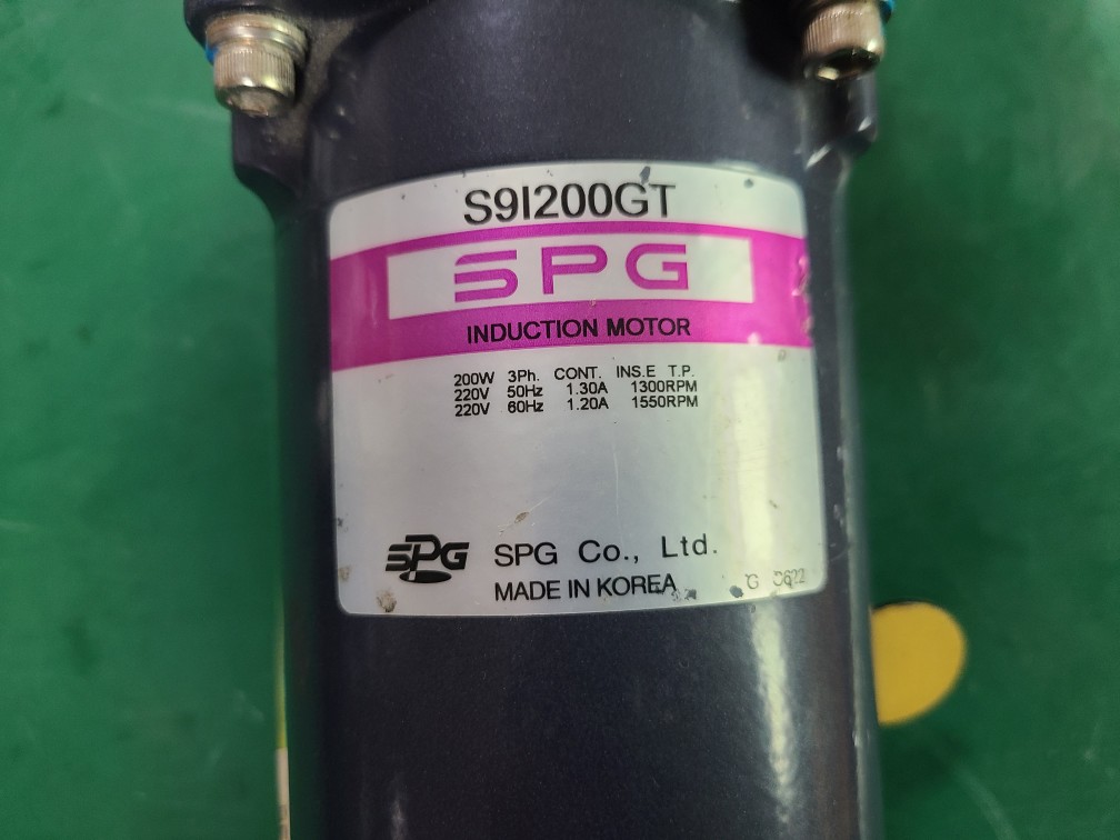 SPG INDUCTION MOTOR S9I200GT+S9KH15B (중고)