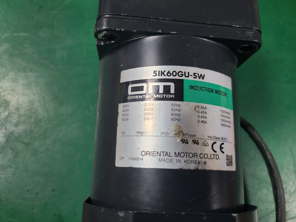 OM INDUCTION MOTOR 5IK60GU-SW +5GU3KB (중고)