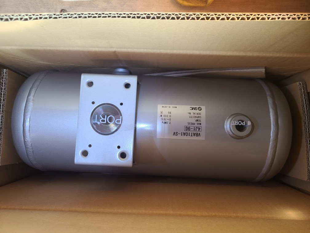 (A급-미사용품) SMC AIR TANK VBAT10A1-SV 에어탱크