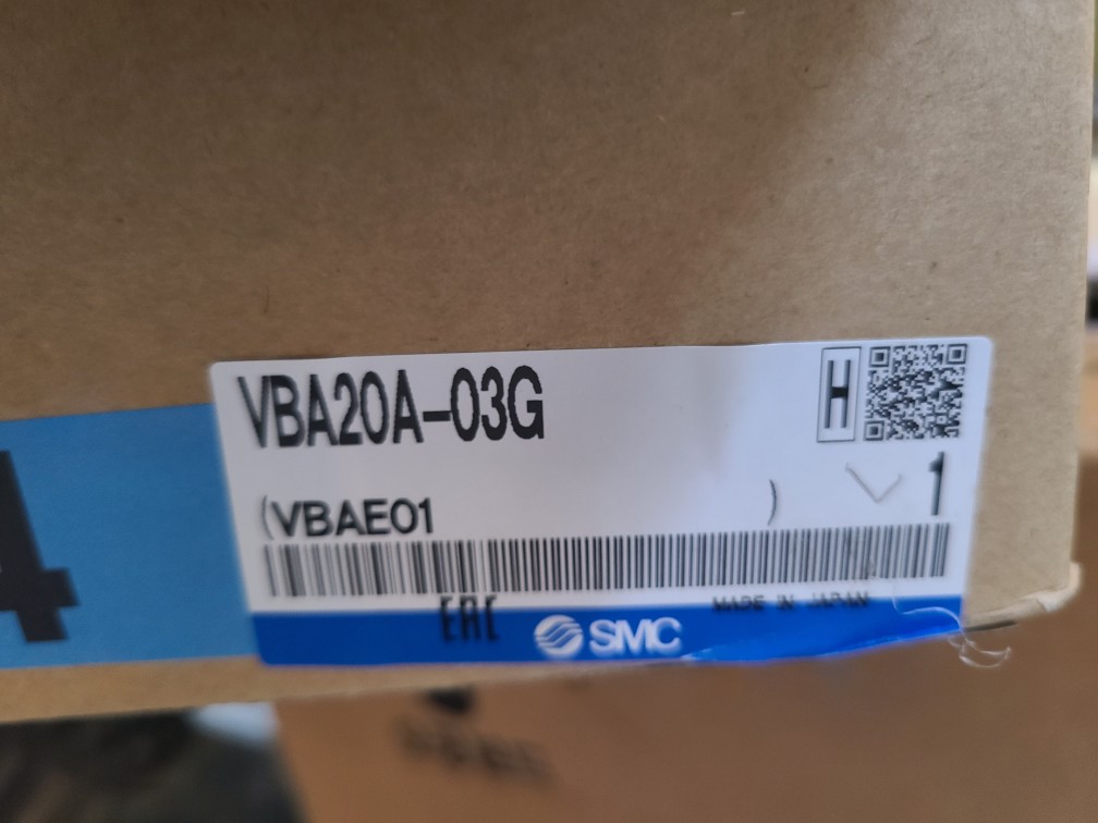 (A급-미사용품) SMC 부스터 증압밸브 VBA20A-03G