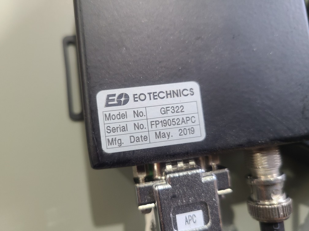 EO TECHNICS LASER MARKER UNIT GF322 (중고)