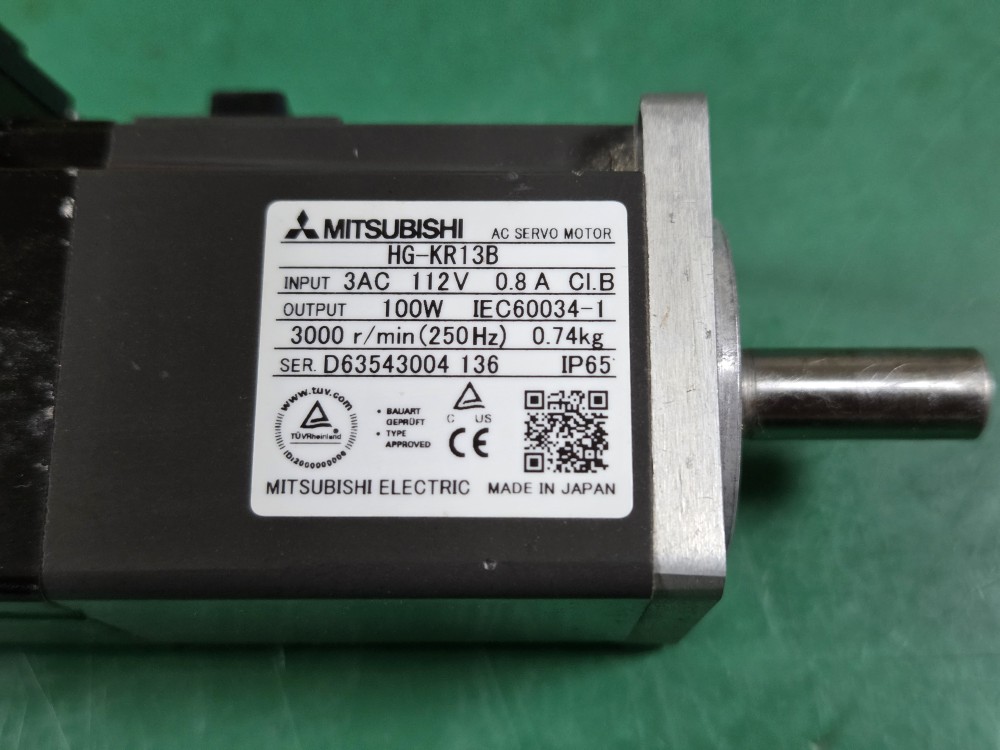 MITSUBISHI SERVO MOTOR HG-KR13B (중고) 미쓰비씨 서보모타
