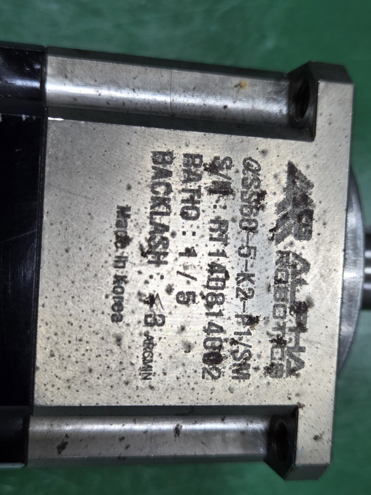 ALPHA 서보모타 감속기 QSS60-5-K2-P1/SM (5:1 중고)