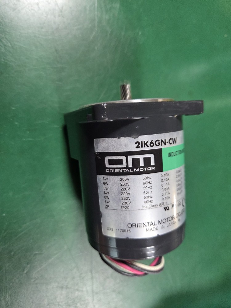 (미사용품) OM INDUCTION MOTOR 2IK6GN-CW  오리엔탈 인덕션모타