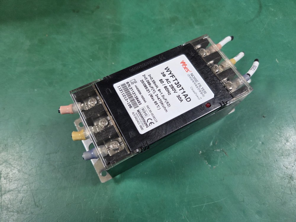 NOISE FILTER WYFT30T1AD 30A (중고)