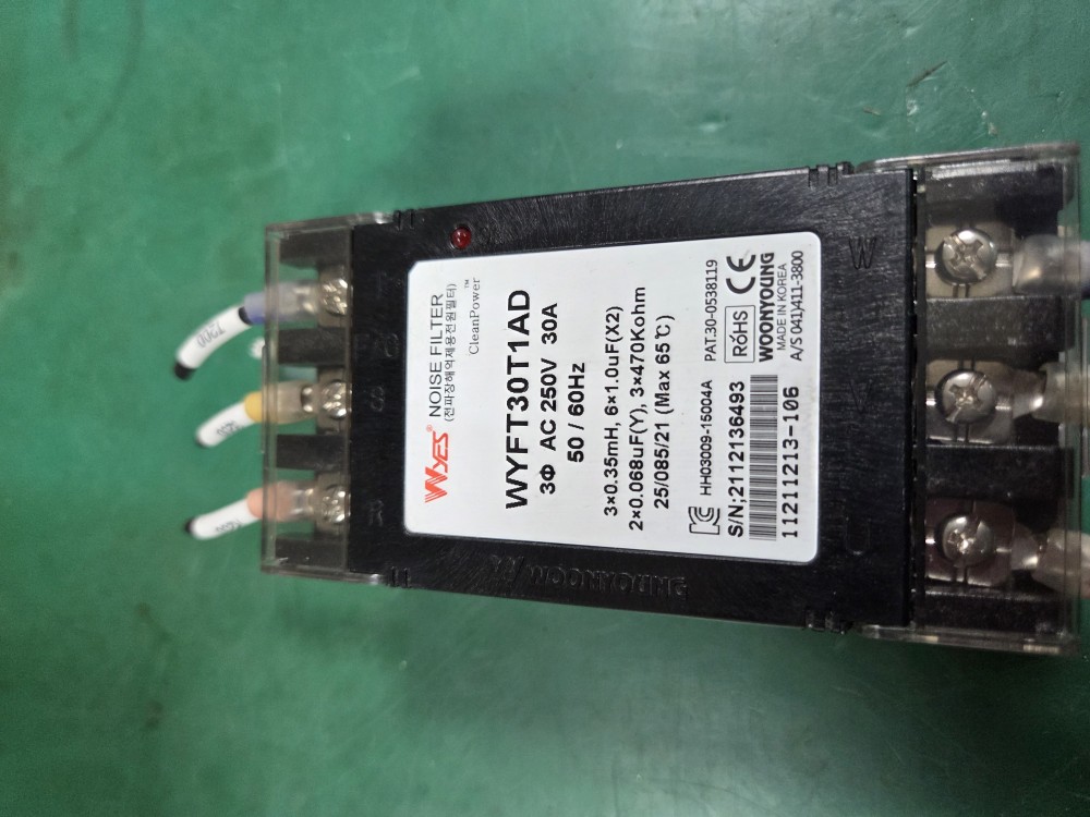 NOISE FILTER WYFT30T1AD 30A (중고)