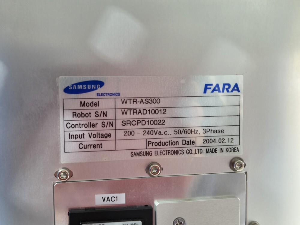 WAFER ROBOT WTR-AS300+SRCP-C497A (중고)
