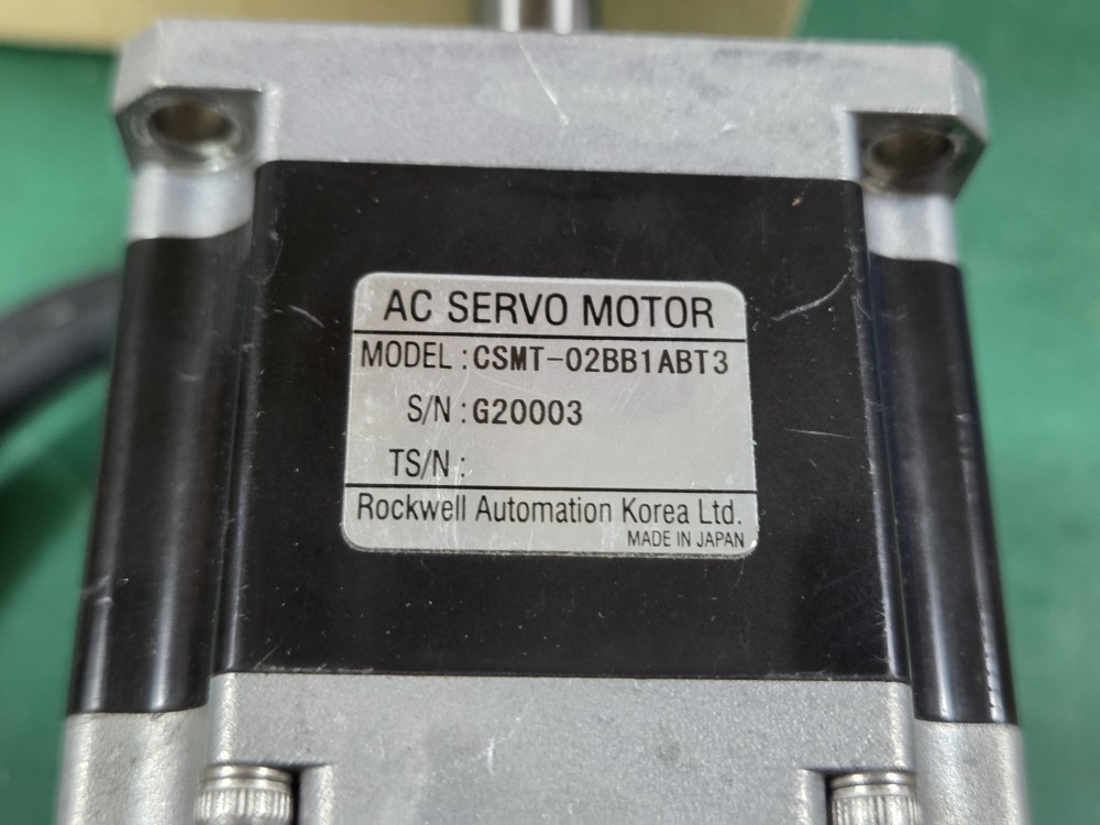(A급-미사용품) AC SERVO MOTOR CSMT-02BB1ABT3 서보모타