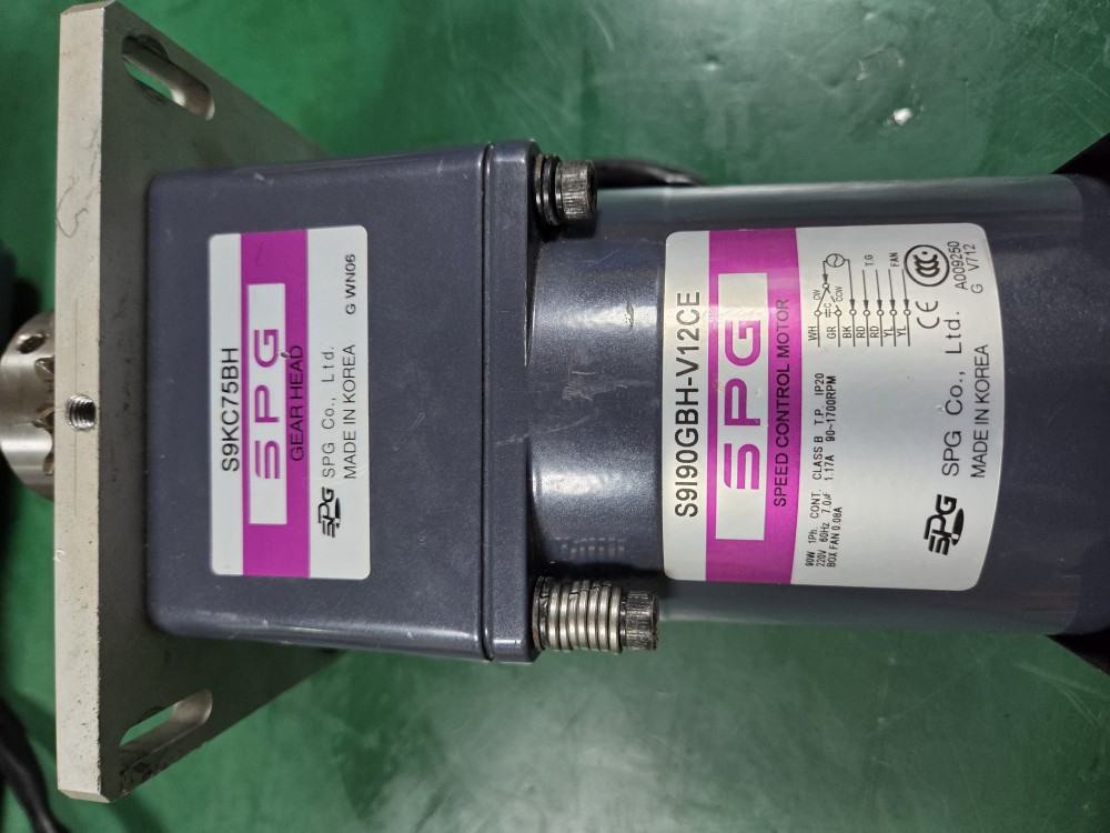 SPG SPEED CONTROL MOTOR S9I90GBH-V12CE+S9KC75BH(중고)