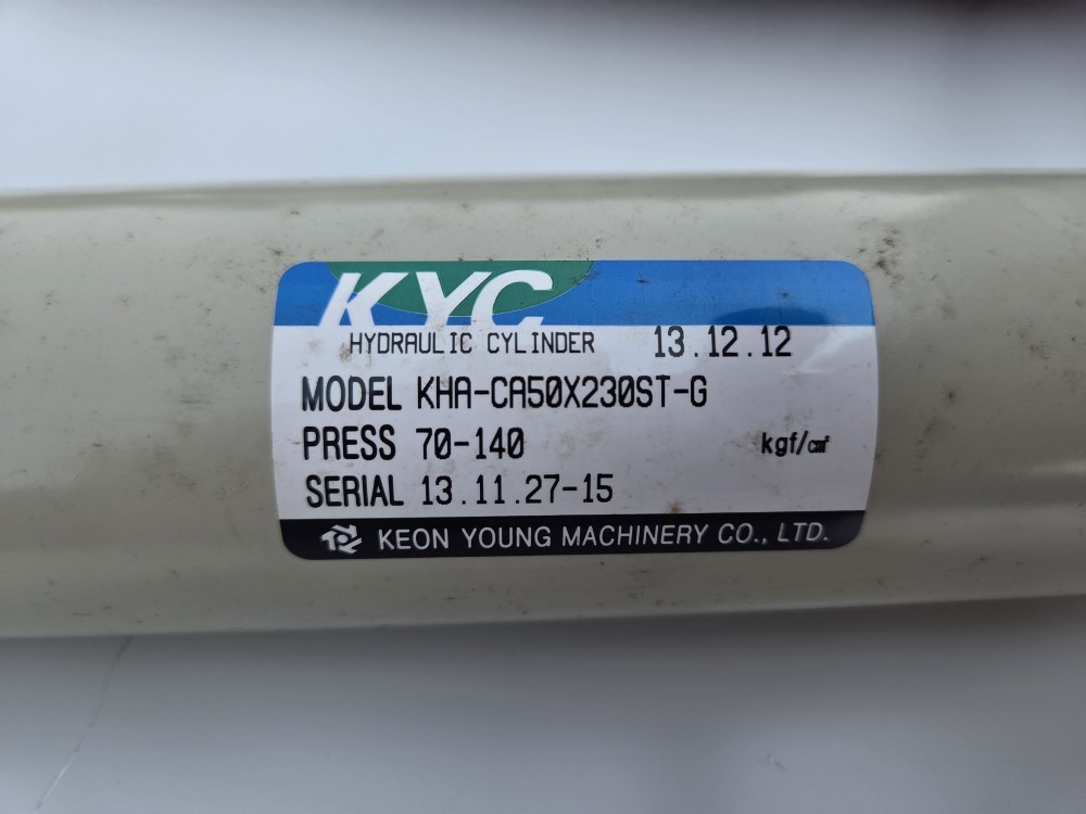 (A급-미사용품) KYC HYDRAULIC CYLINDER KHA-CA50X230ST-G 유압실린더