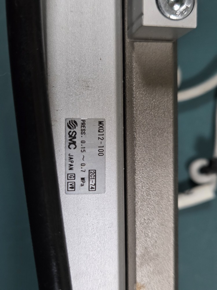 SMC SLIDE CYLINDER MXQ12-100 (중고) 슬라이드 실린더