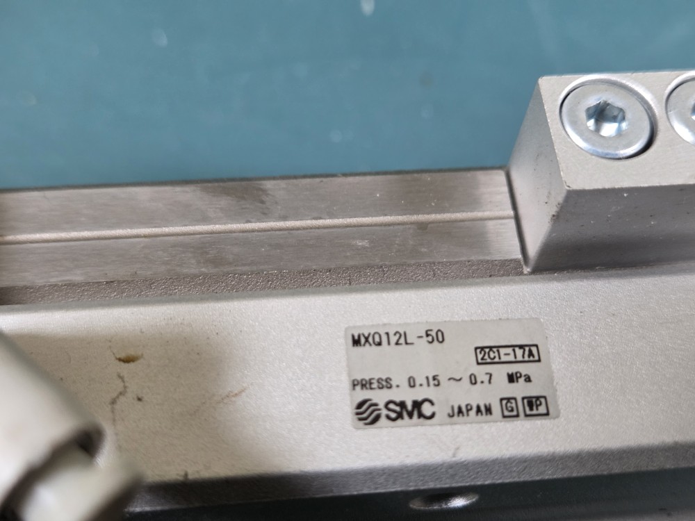 SMC SLIDE CYLINDER MXQ12L-50 (중고) 슬라이드 실린더