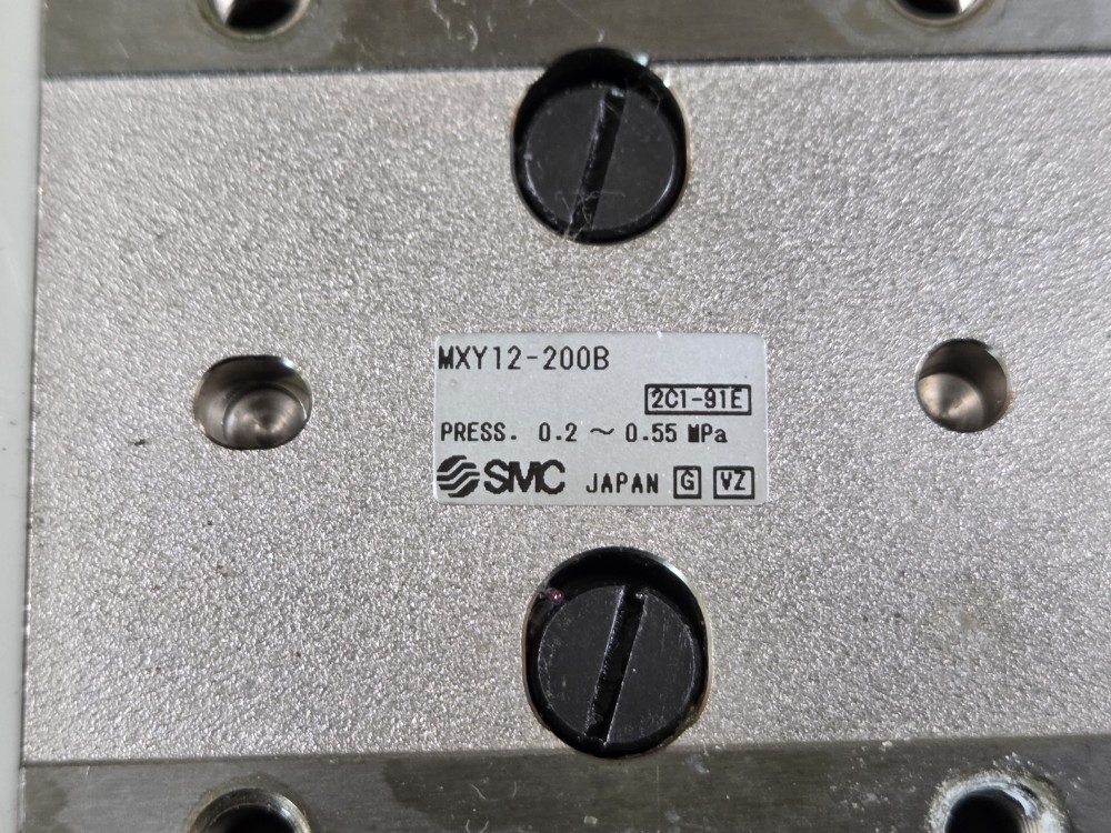 SMC RODLESS CYLINDER MXY12-200B (중고) 로드레스 실린더