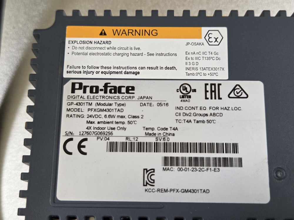 Pro-face 터치스크린 GP-4301TM(PFXGM4301TAD)